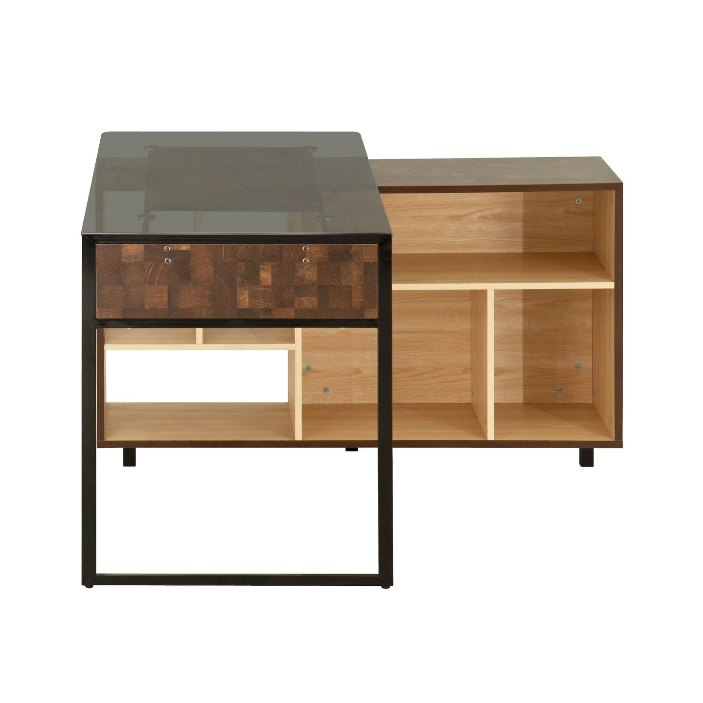 Oak L-Shaped Corner Desk