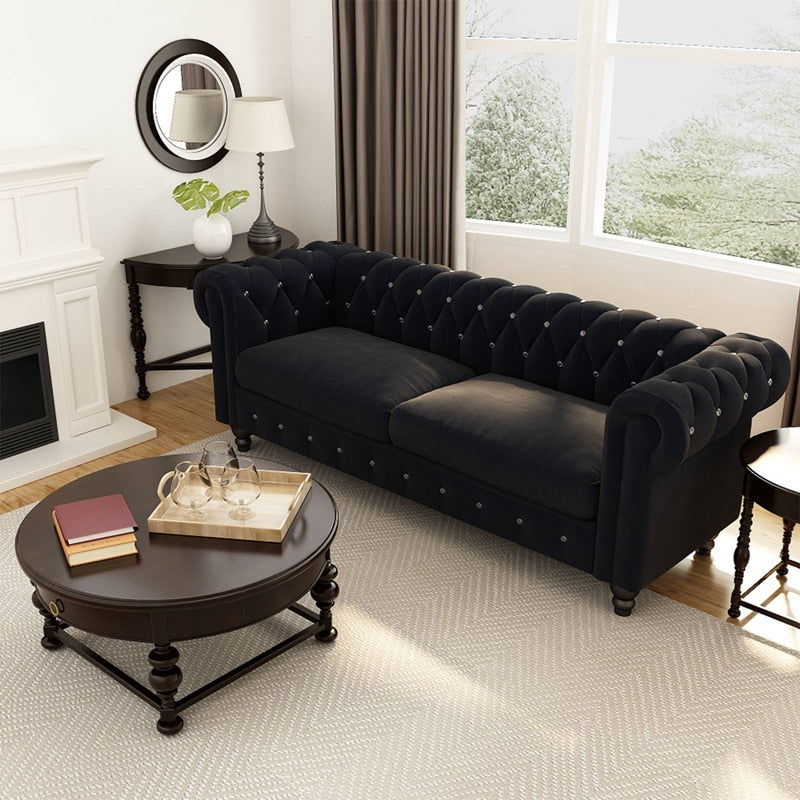 Upholstered Chesterfield Sofa