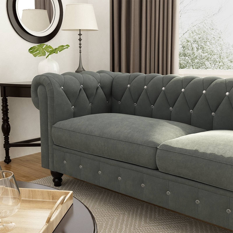 Upholstered Chesterfield Sofa