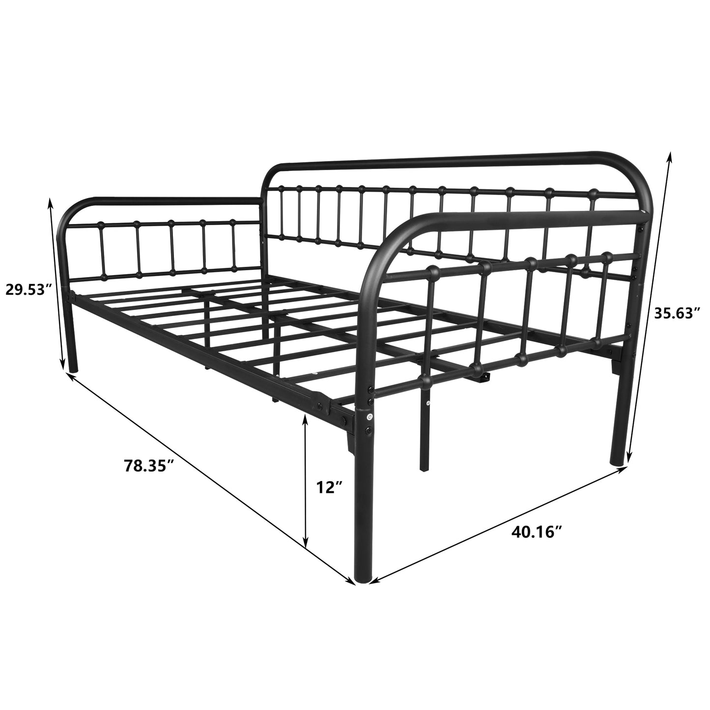 Metal Twin Size Daybed Frame