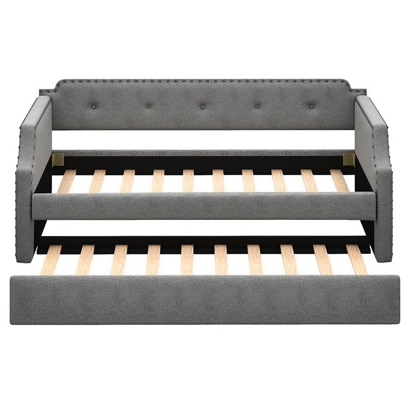 Gepolstertes Tagesbett + Rollbett