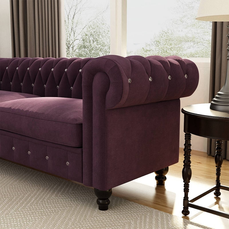 Upholstered Chesterfield Sofa