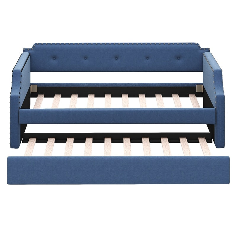 Gepolstertes Tagesbett + Rollbett