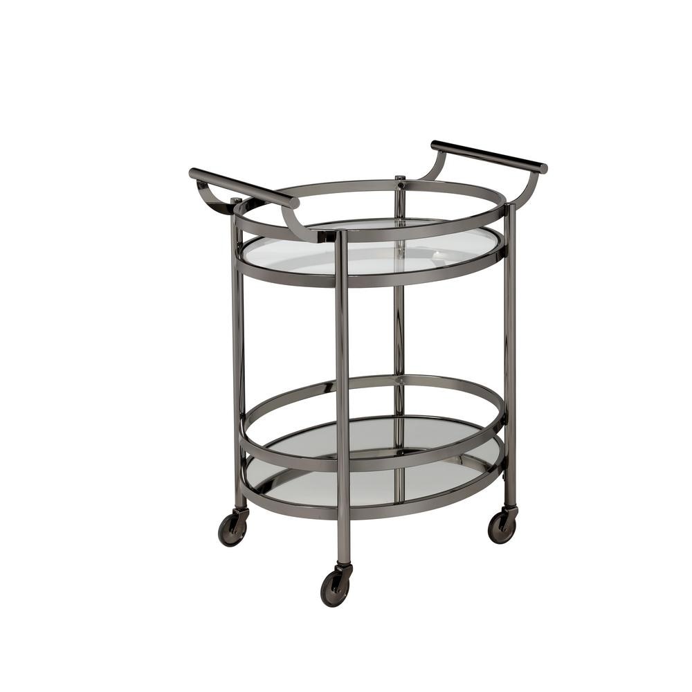Runder Trolley-Liefer-Barwagen
