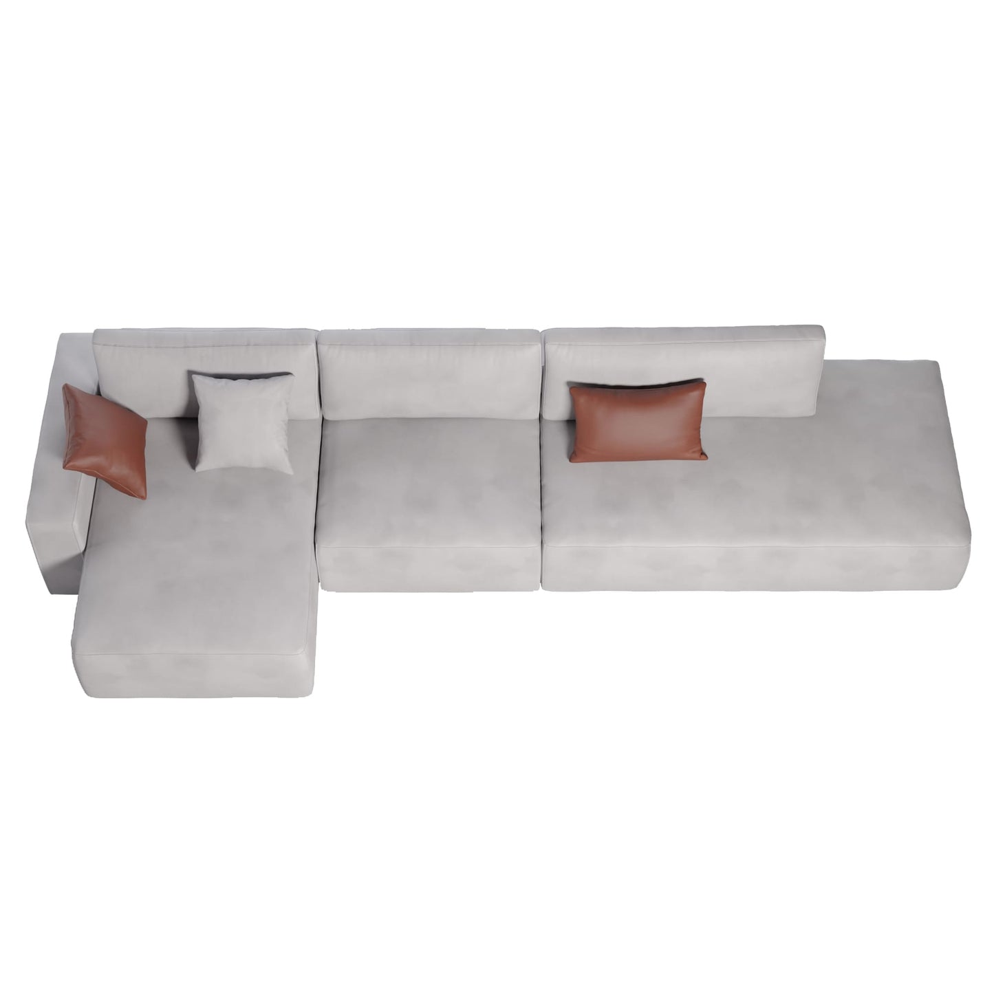 3-teiliges modulares Sofa