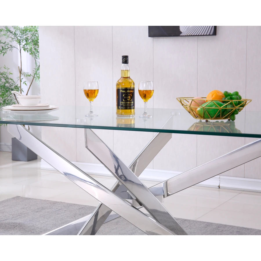 Rectangular Glass Dining Table