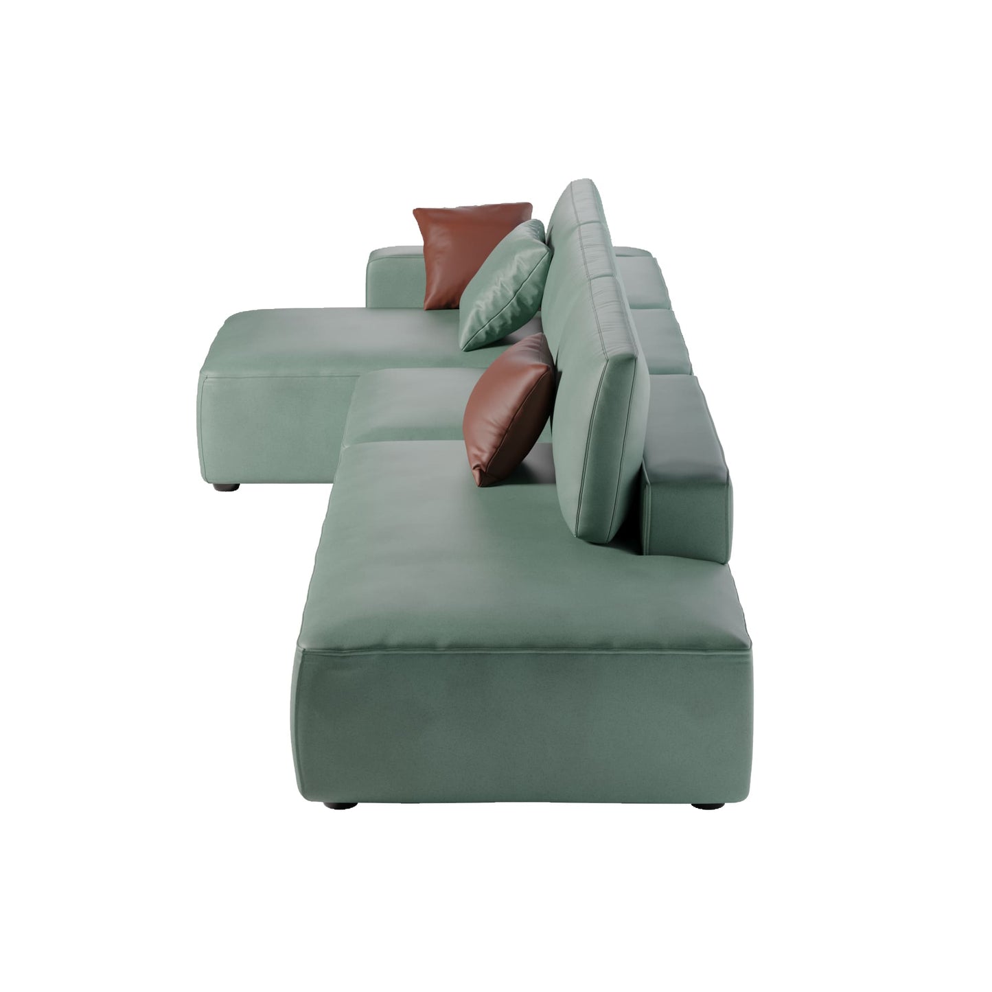 3-teiliges modulares Sofa