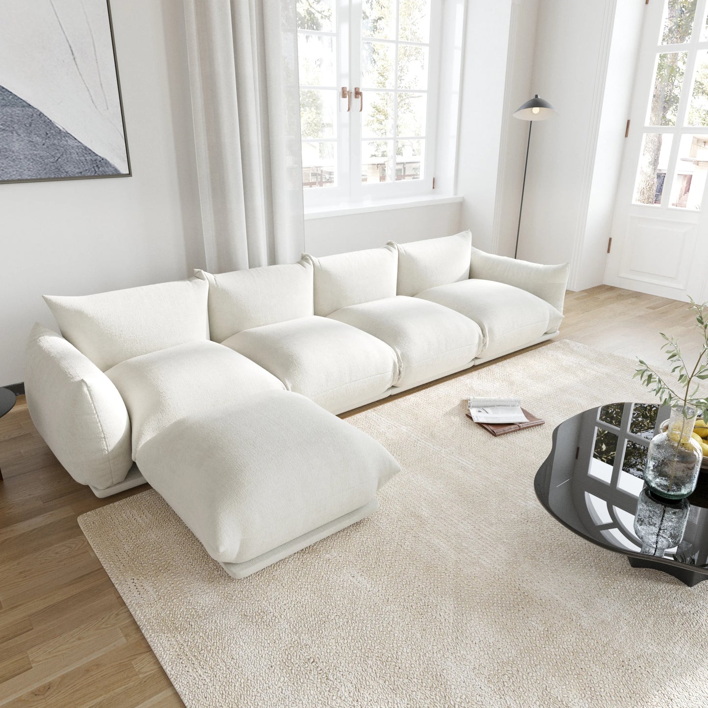 Minimalist Modern Floor Couch