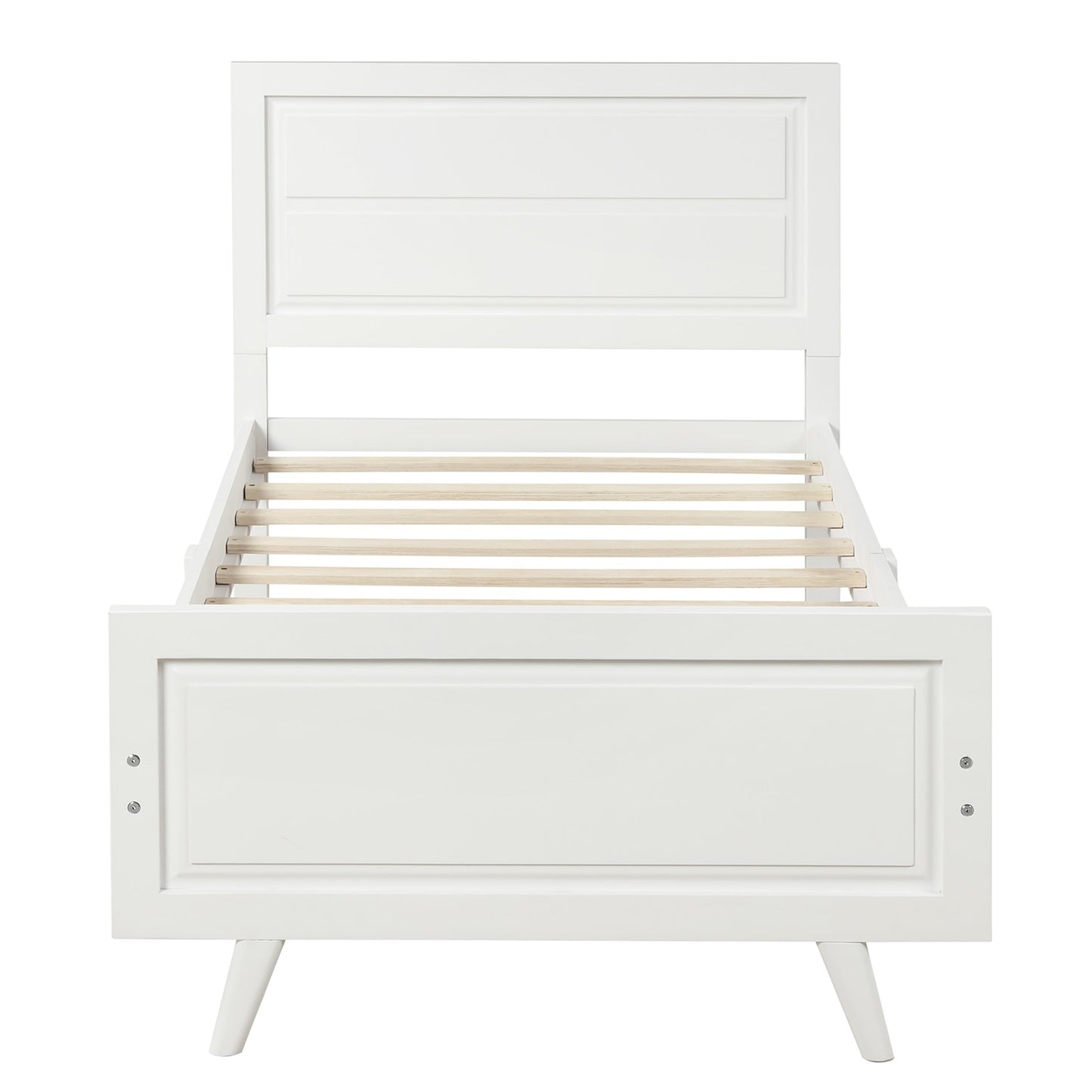Twin-Plattformbett aus Holz