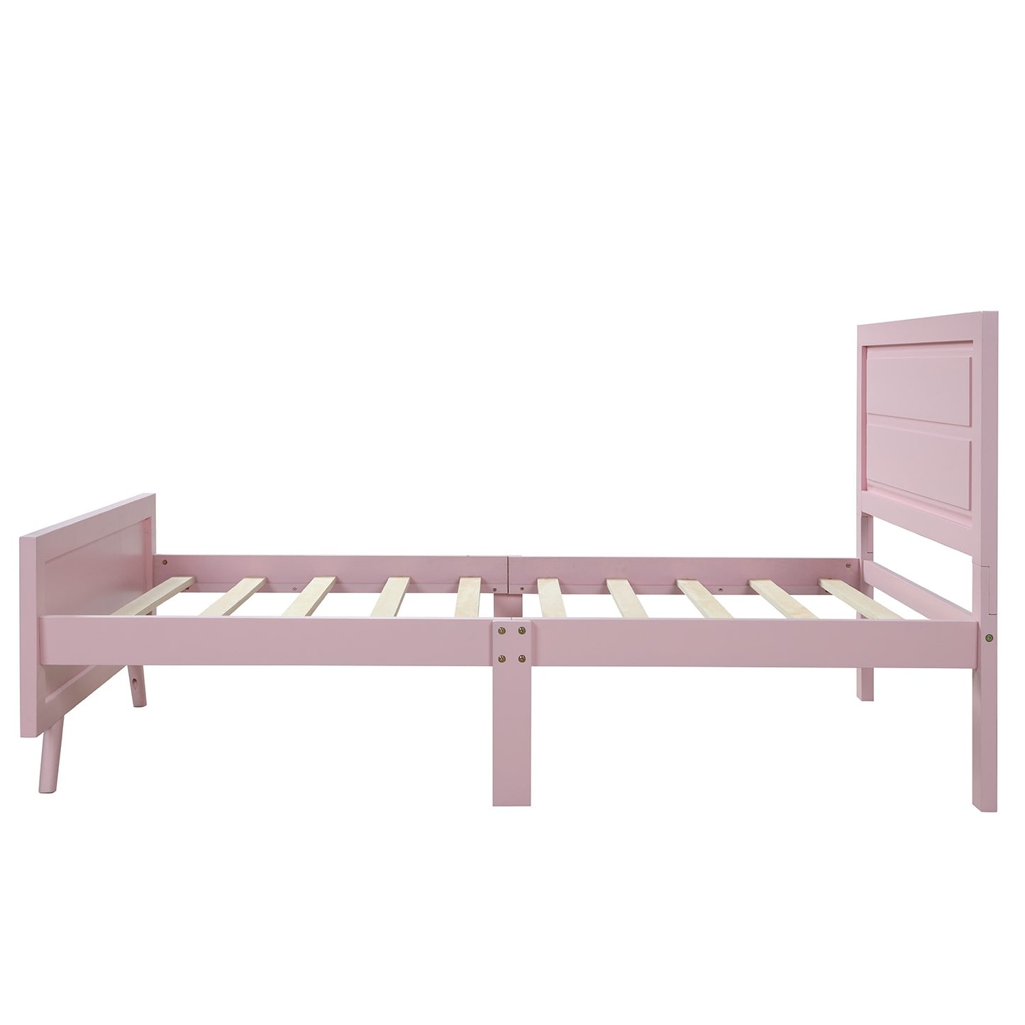 Twin-Plattformbett aus Holz