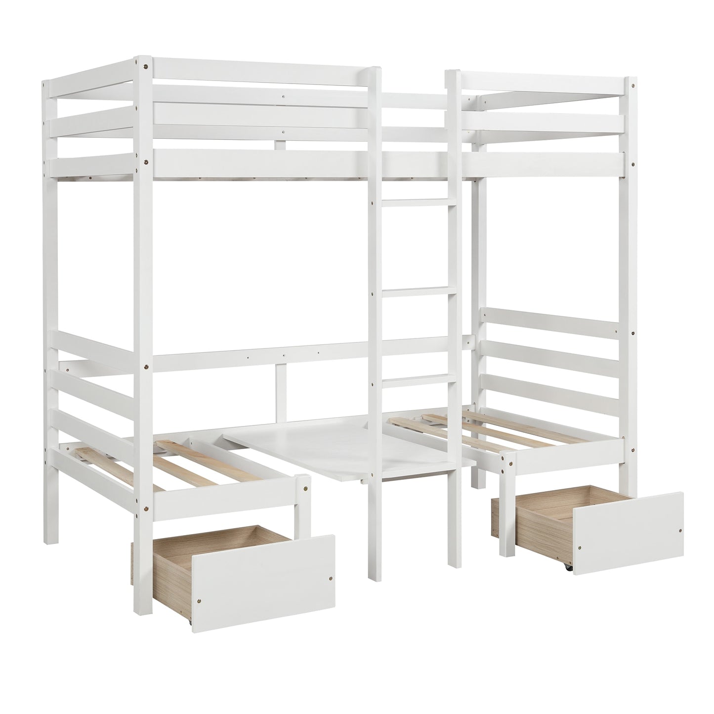 Funktionelles Hochbett mit Kabine