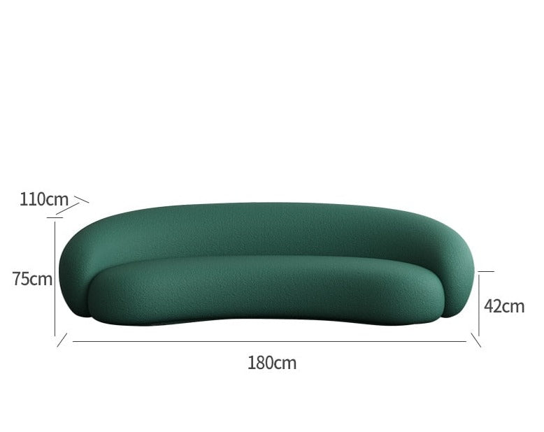 Geschwungene moderne Cloud-Couch