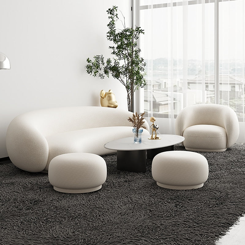 Geschwungene moderne Cloud-Couch
