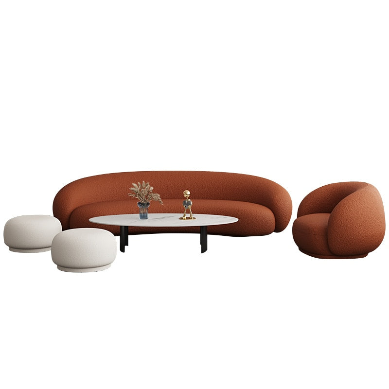 Geschwungene moderne Cloud-Couch