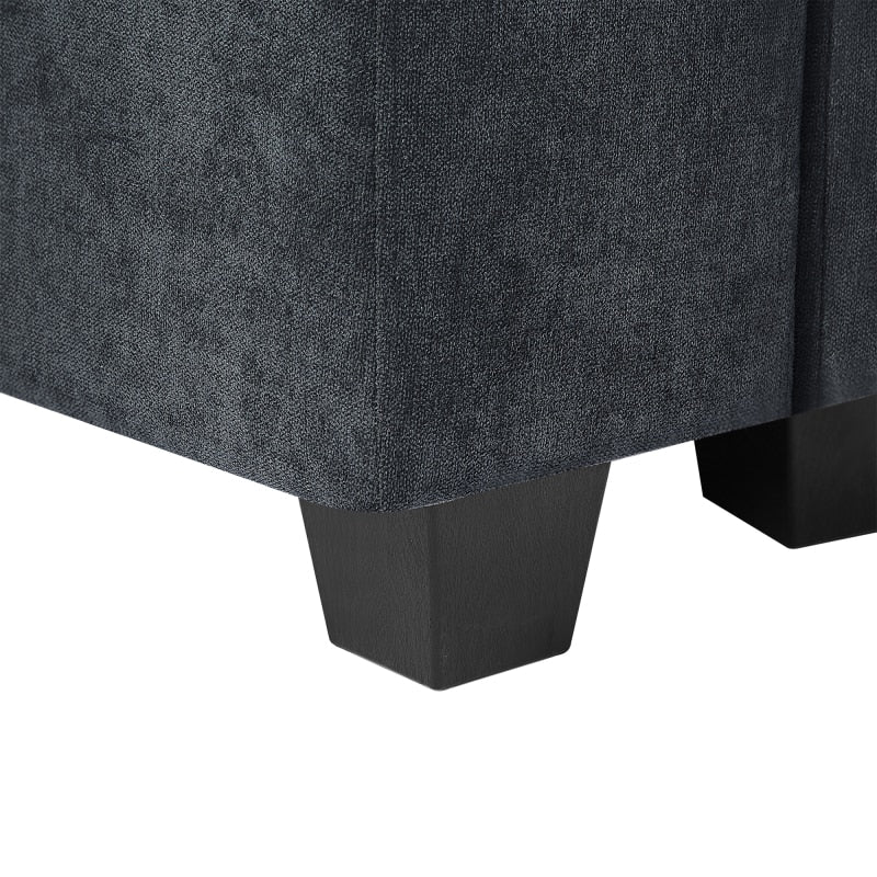 Modernes L-förmiges Sofagarnitur, umwandelbare Sofa-Couch mit umkehrbarer Chaiselongue