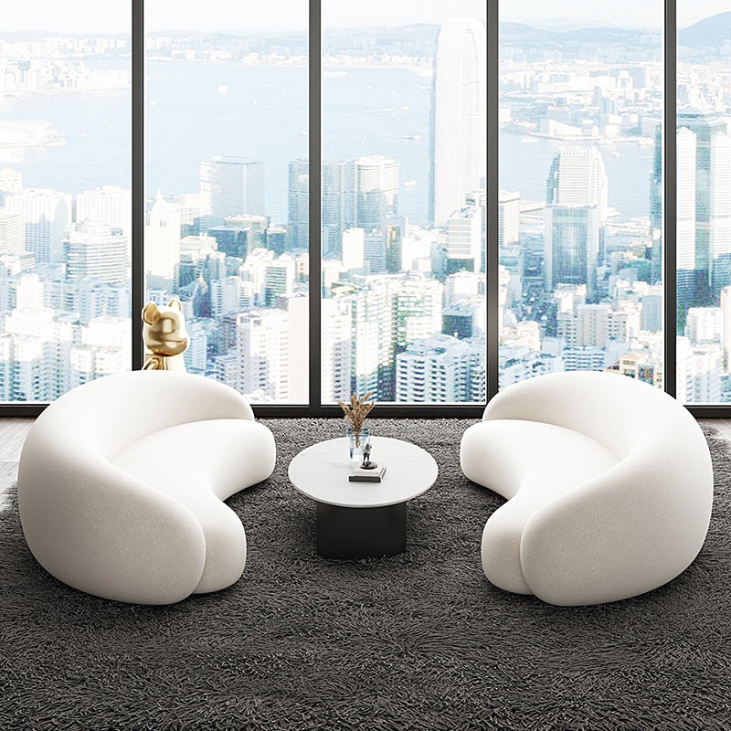 Geschwungene moderne Cloud-Couch