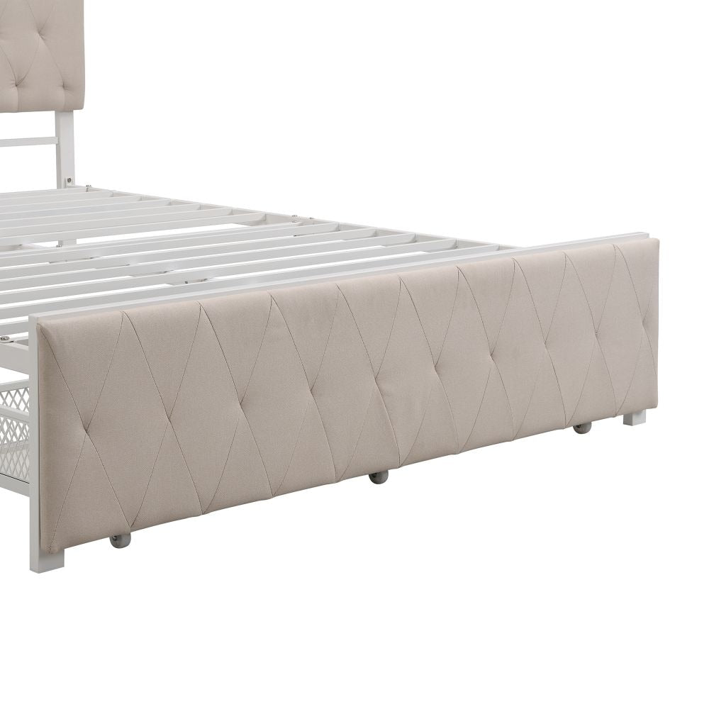 Plattformbett mit großer Schublade