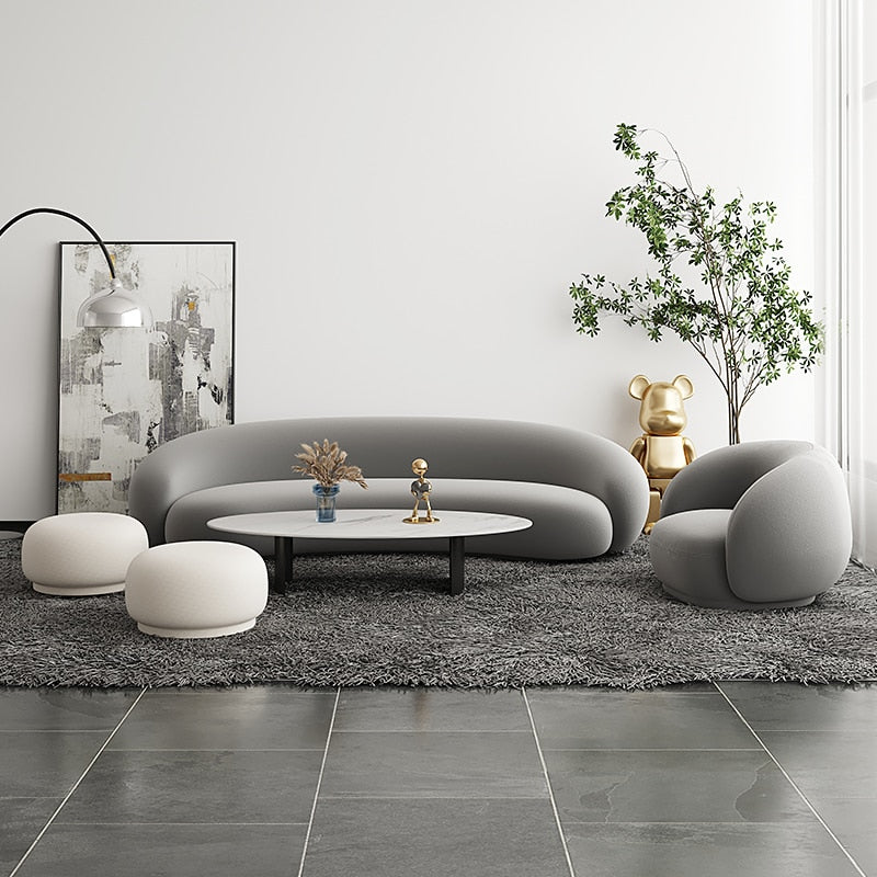 Geschwungene moderne Cloud-Couch