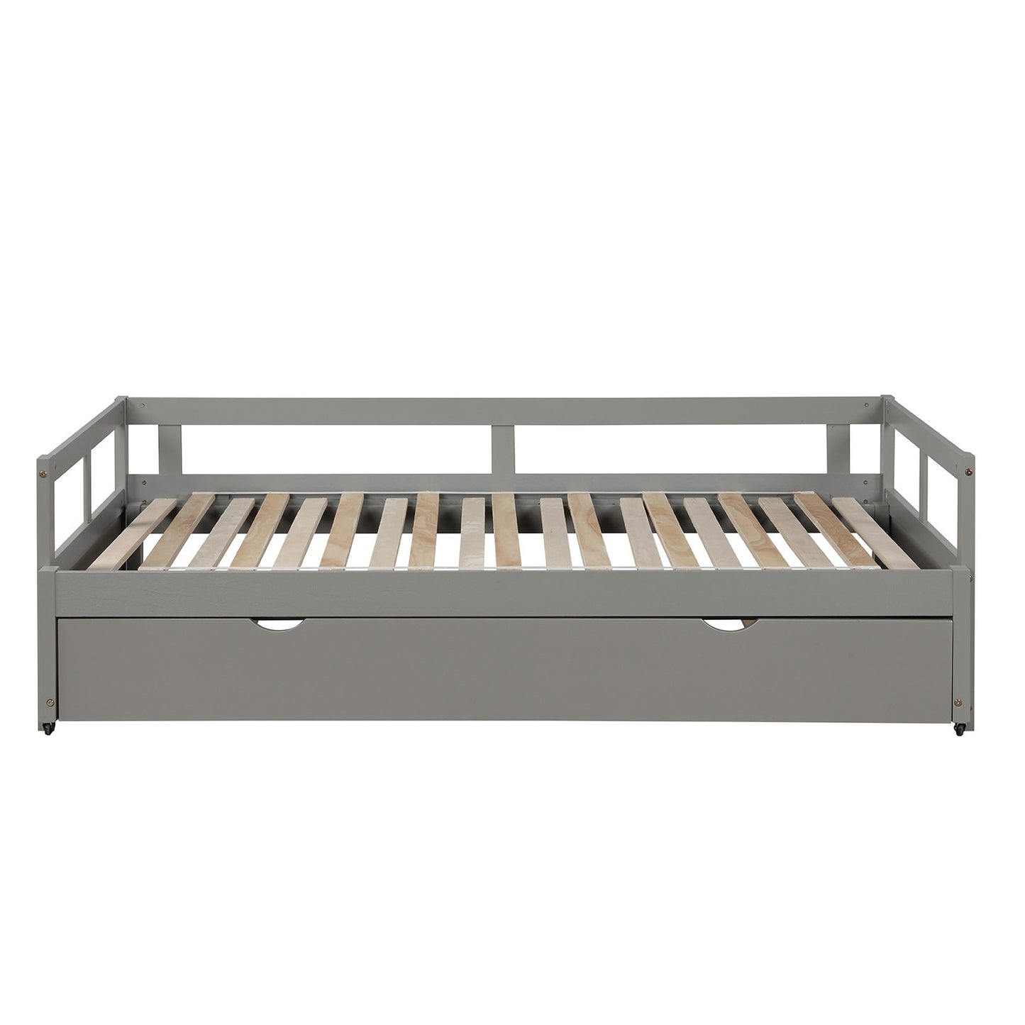 Grey Extending Daybed With Trundle