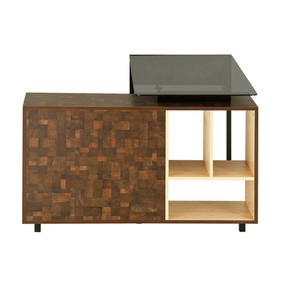 Oak L-Shaped Corner Desk