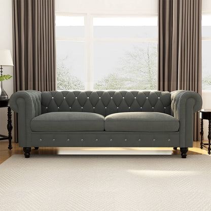 Upholstered Chesterfield Sofa