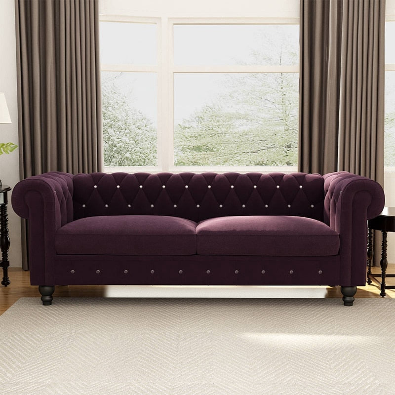Upholstered Chesterfield Sofa