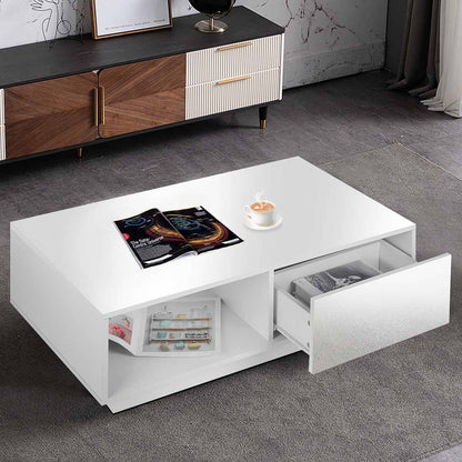 High Gloss Coffee Table + LED