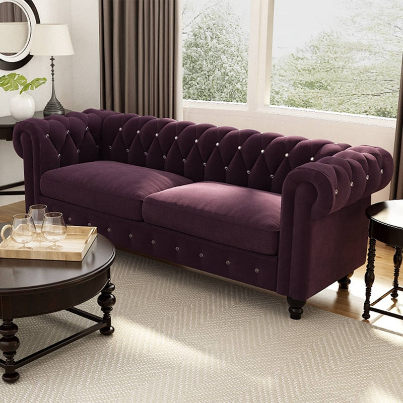 Upholstered Chesterfield Sofa