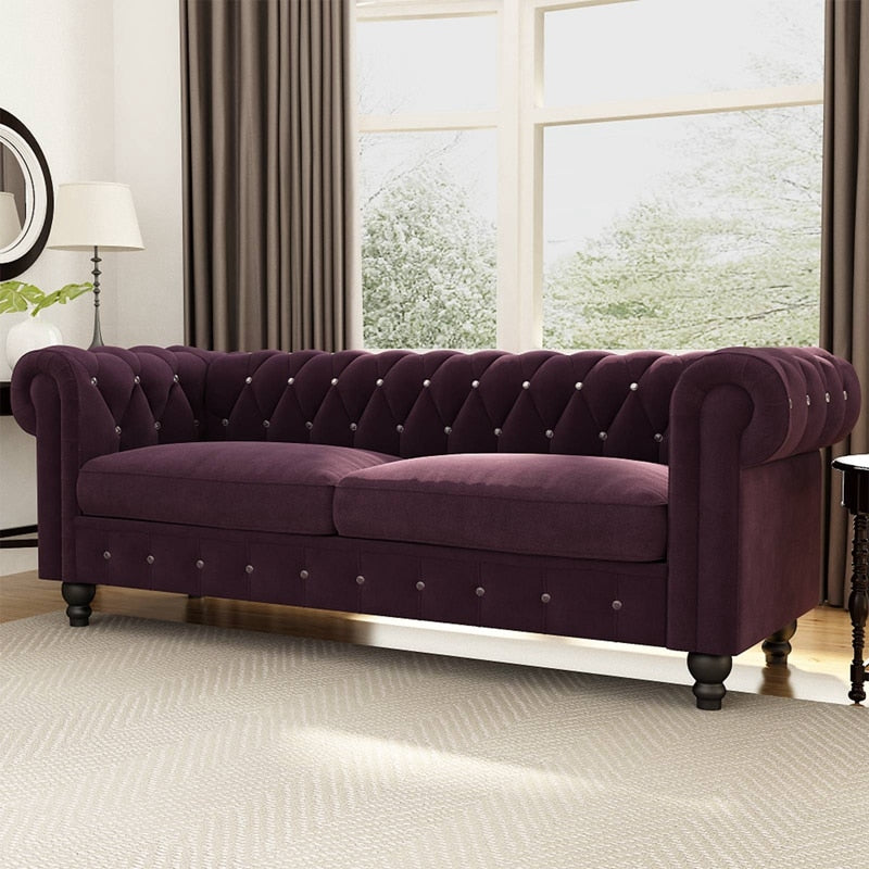 Upholstered Chesterfield Sofa