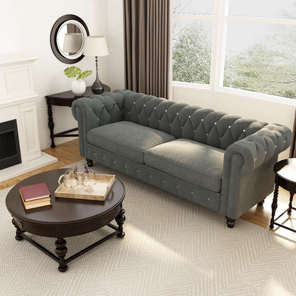 Upholstered Chesterfield Sofa