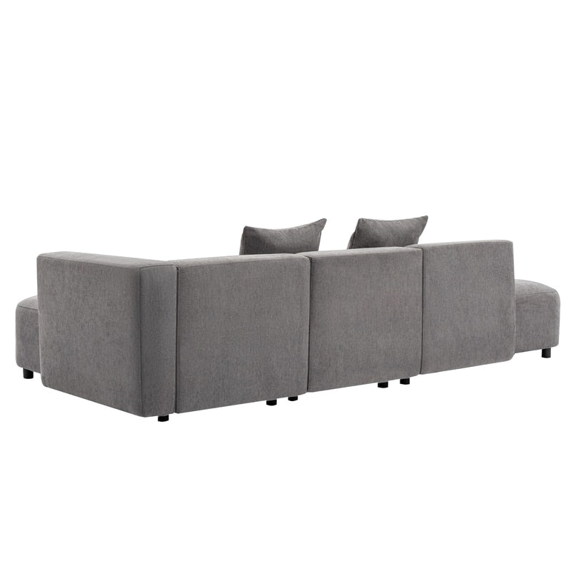 Grey Luxury Modern Style Sofa