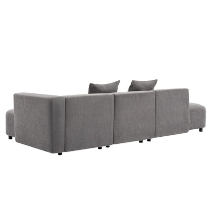 Grey Luxury Modern Style Sofa