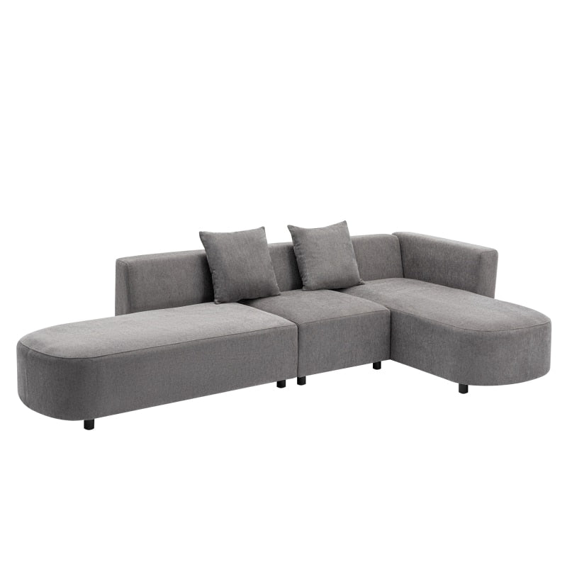 Grey Luxury Modern Style Sofa
