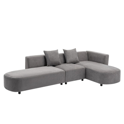 Grey Luxury Modern Style Sofa