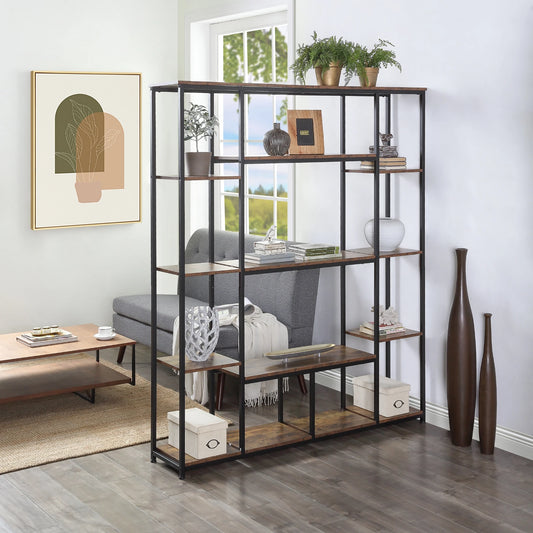 Open 5 Tier Bohemian Shelf