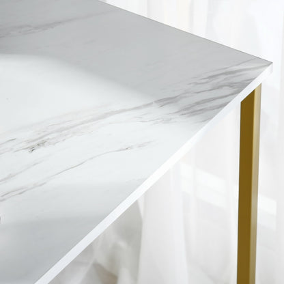 Marble Computer Desk