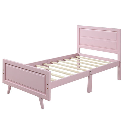 Twin-Plattformbett aus Holz