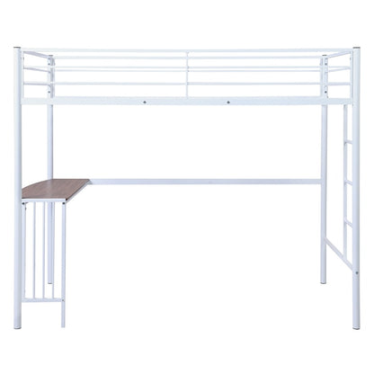 Zweibettzimmer über Vollmetall-Etagenbett mit Schreibtisch und Leiter