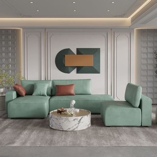 3-teiliges modulares Sofa