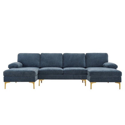 blue couch sectional sofa cute comfortable blue grey living room furniture  