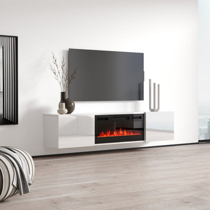 TV-Schrank mit Kamin inklusive