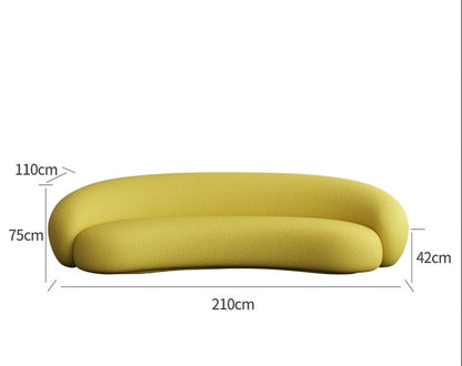 Geschwungene moderne Cloud-Couch