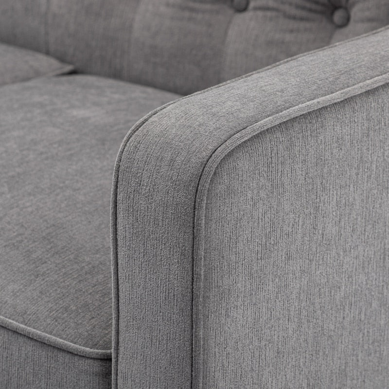 Luxuriöses, mit Samt gepolstertes Sofa