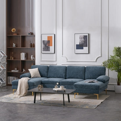 blue couch sectional sofa cute comfortable blue grey living room furniture  