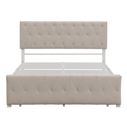 Plattformbett mit großer Schublade