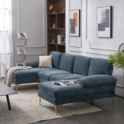 blue couch sectional sofa cute comfortable blue grey living room furniture  