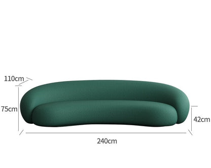 Geschwungene moderne Cloud-Couch
