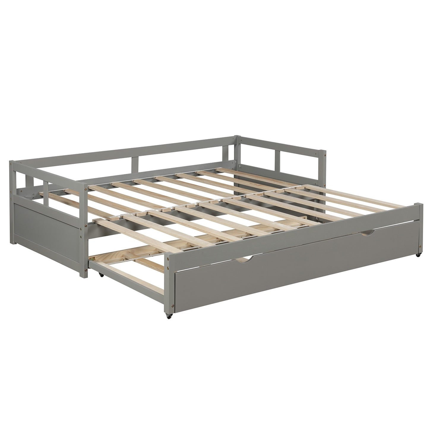 Grey Extending Daybed With Trundle